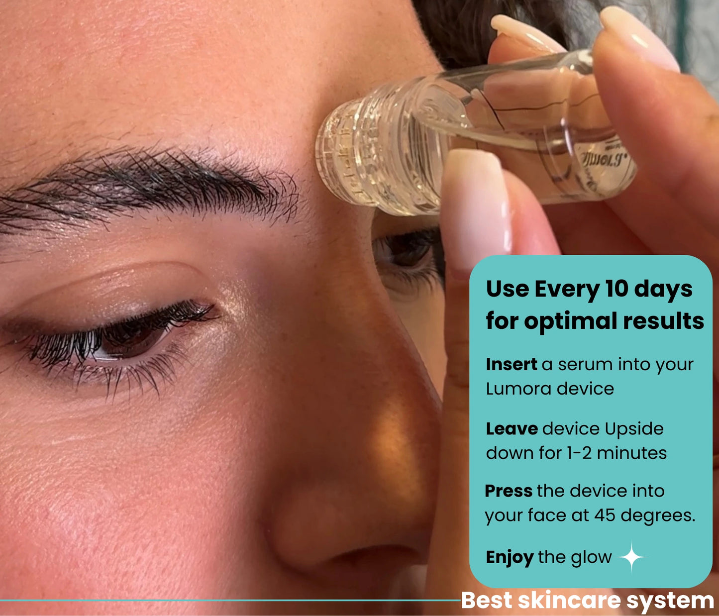 Lumora Micro-infusion System ™ - Transform dull looking skin